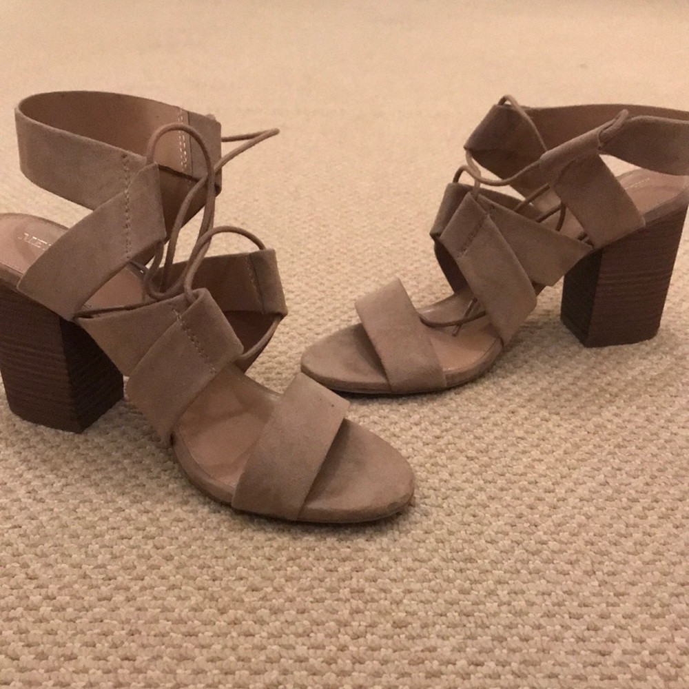 Cute lace up heels
